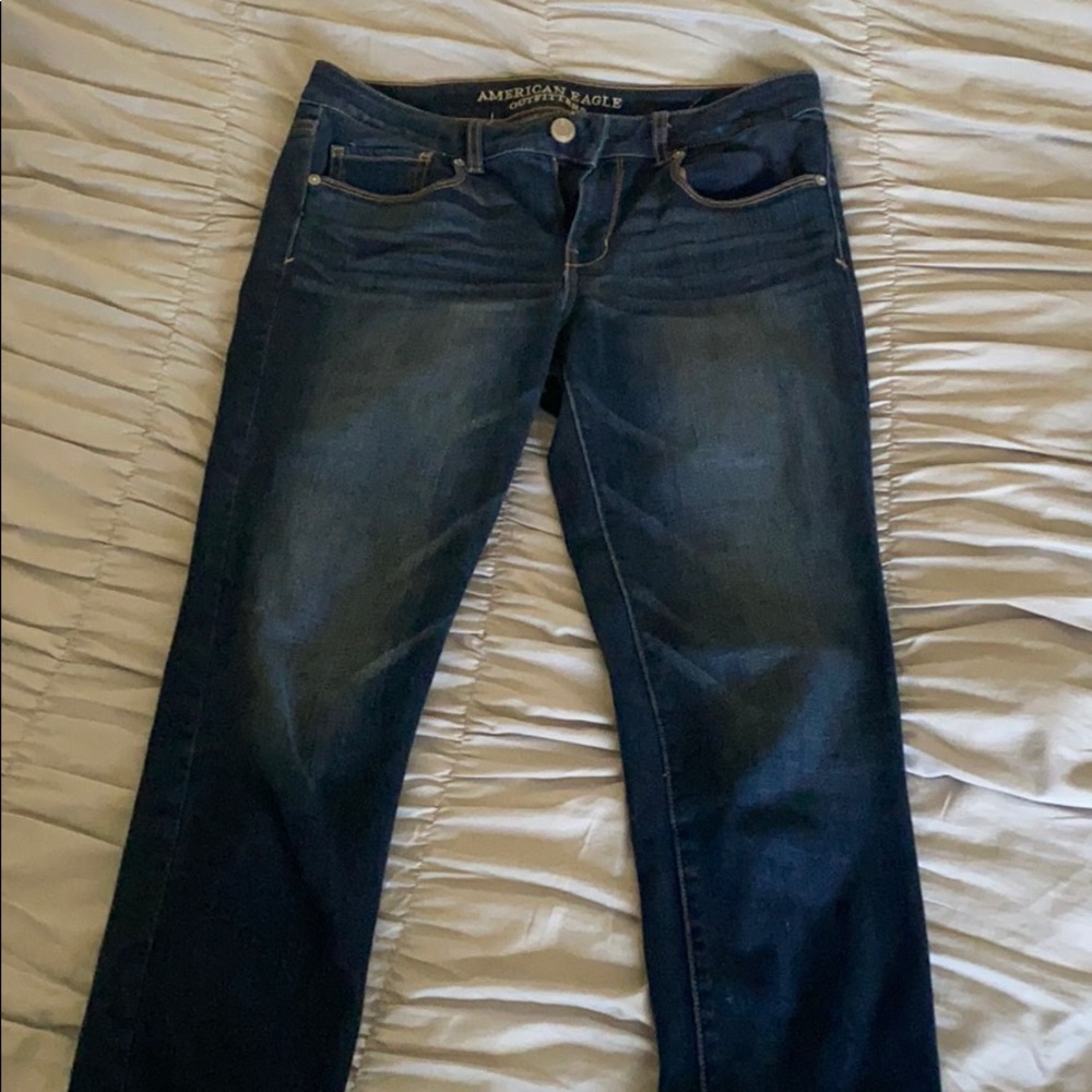 Dark wash skinny jean